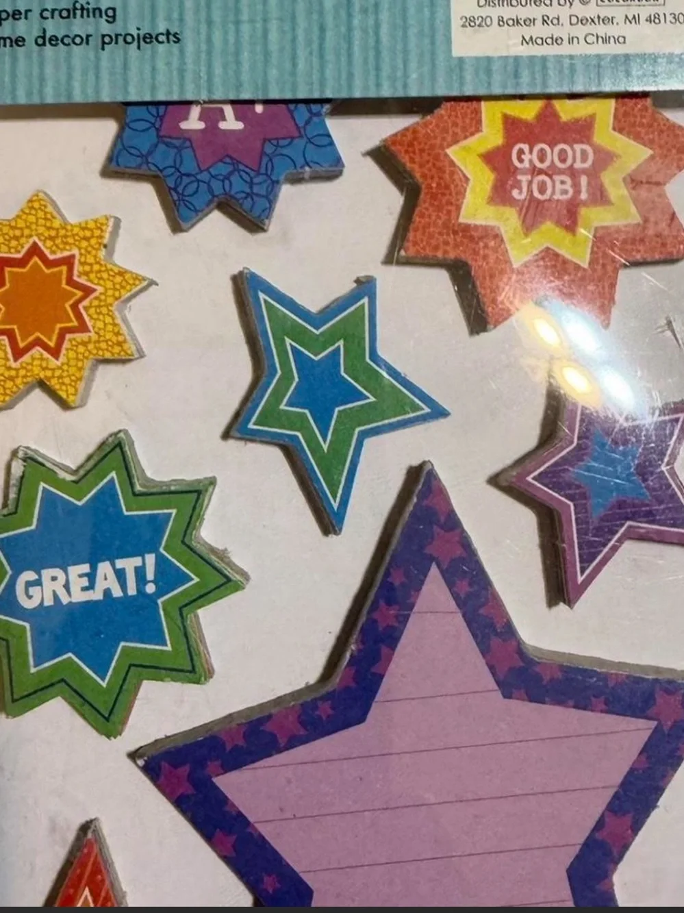 $2 Sticky Markers Stax Star Accent Stickers $2 WITH ANY $10 ORDER OR MORE